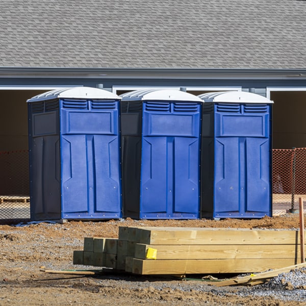 what is the expected delivery and pickup timeframe for the portable restrooms in Chical New Mexico